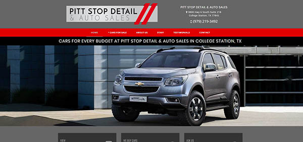 Pitt Stop Detail and Auto Sales - College Station, Texas